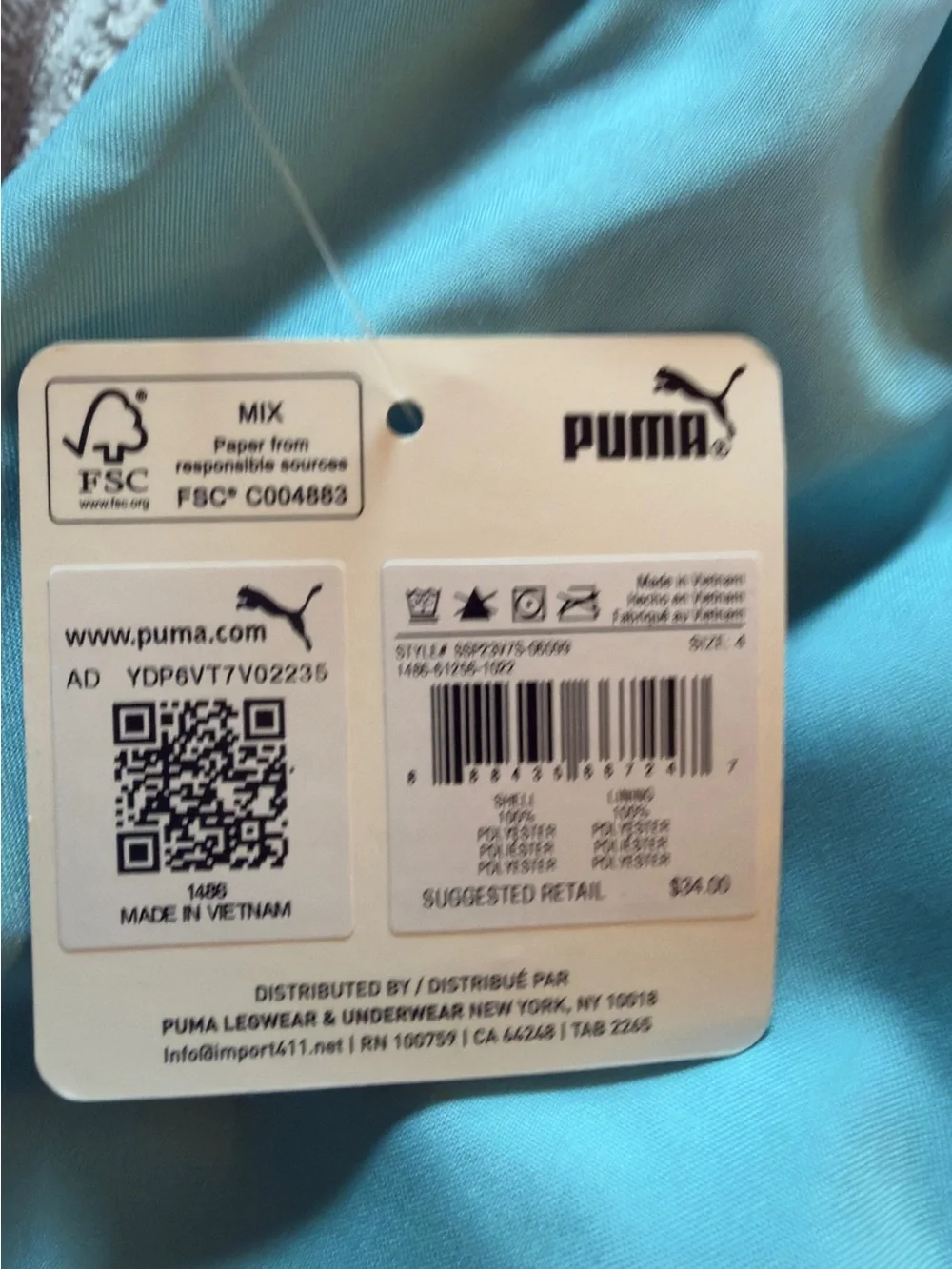 Puma Boys Aqua Swim Trunks with Logo Side Tape